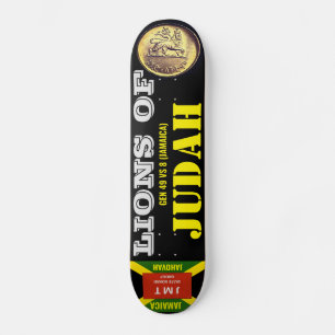 LEJON AV JUDA Rullbräda Mini Skateboard Bräda 18,5 Cm