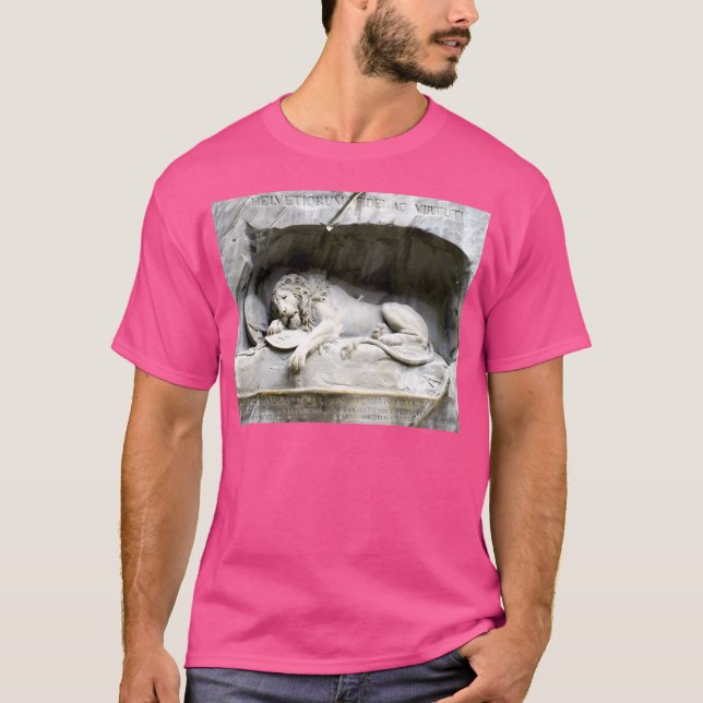 Lejon av Lucerne T Shirt (Framsida)