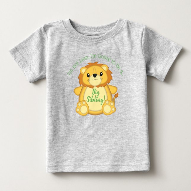 Lejon babystölder Safari T Shirt (Framsida)
