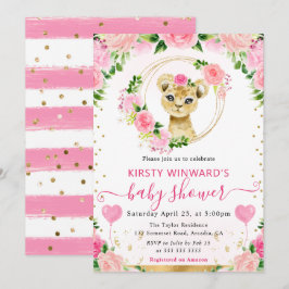 Lejon babystövel för vattenfärgskål för slumpartad inbjudningar