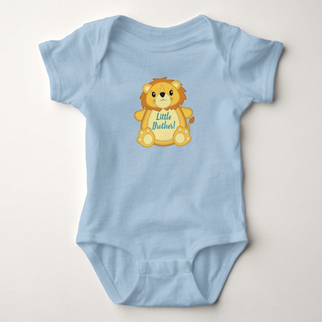 Lejon babystövel Zoo Circus Blue Boy T Shirt (Framsida)