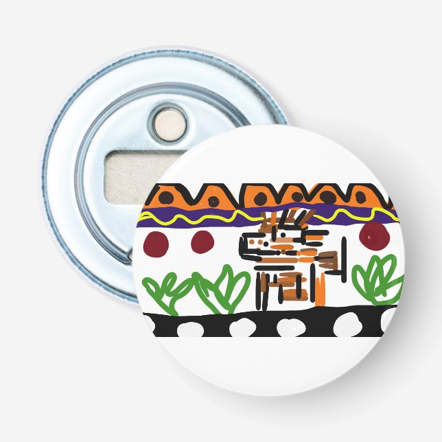 Lejon bakdel flasköppnare (Framsidan)