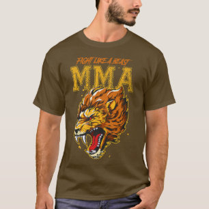 Lejon Beast för  av blandad martialkonst MmaMotiva T Shirt