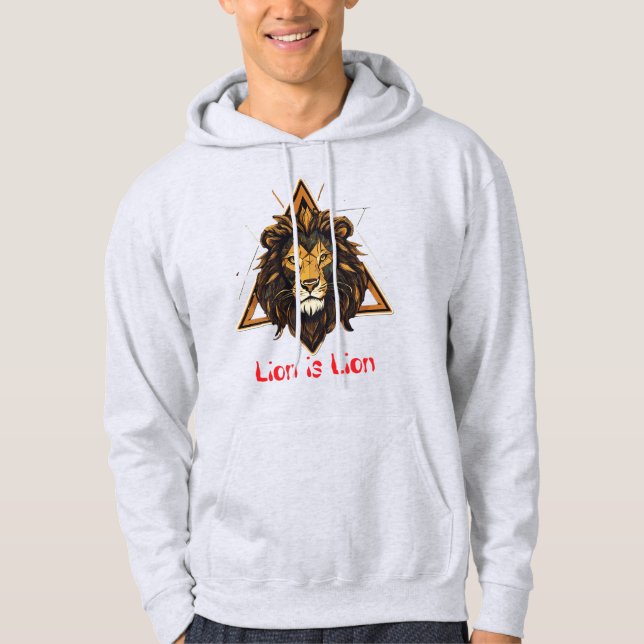 Lejon: Beastens hoodie-konstruktion Hoodie (Framsida)