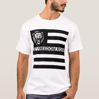 Lejon BLACK OCH VITFRIHET PATRIOT T Shirt