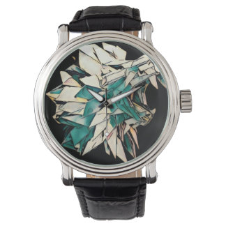 Lejon Black Vintage Leather Watch Armbandsur