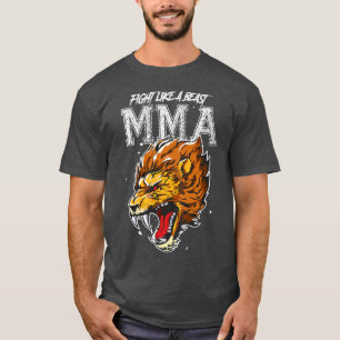 Lejon blandad martialkonst MmaBeast Fight Citote M T Shirt