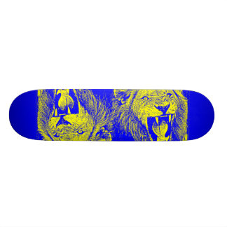 lejon bleu old school skateboard bräda 21,6 cm