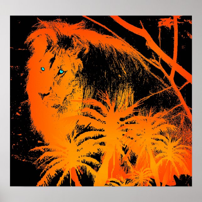 Lejon brandPoster Poster (Framsidan)
