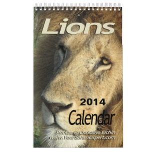 Lejon Calendar 2014 (Singel-Sidan) Kalender