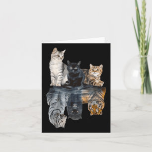 Lejon Cheetah Tiger Funny Ca. Kort