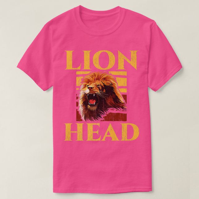 Lejon chef Safari Wildlife Animal Zookeeper Premiu T Shirt (Design framsida)