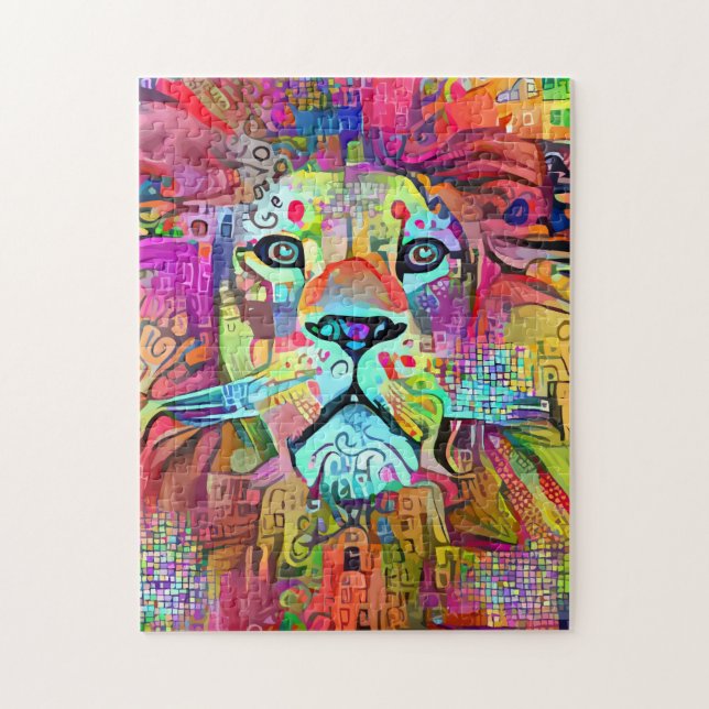 LEJON COLORFUL JIGSAW PUZZLE PUSSEL (Vertikal)