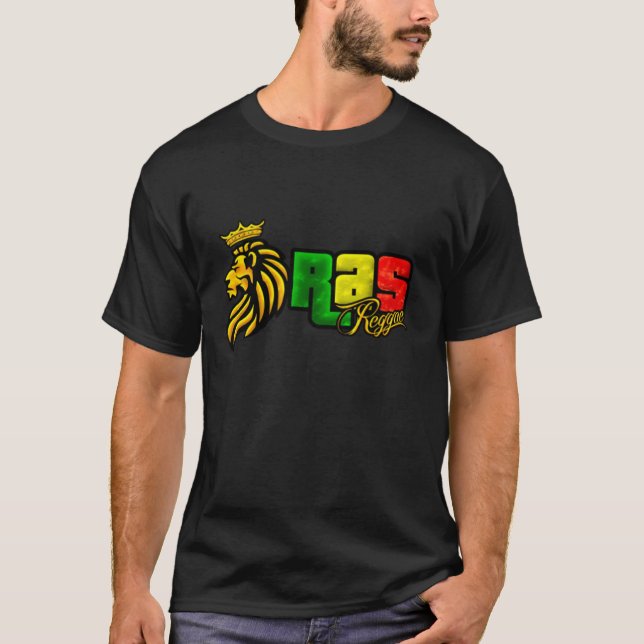 Lejon Cori Reith Rasta reggae Tee (Framsida)