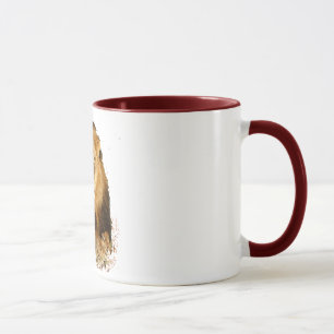lejon design i minne av cecil den lejona muggen mugg
