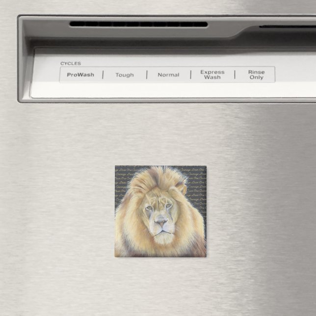 Lejon design magnet (In Situ (Dishwasher))