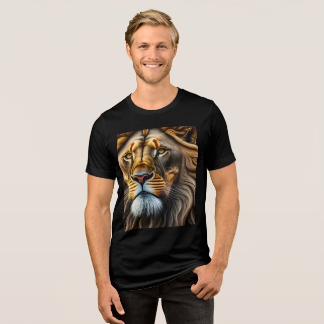 Lejon design T-shirt (Framsida Full)