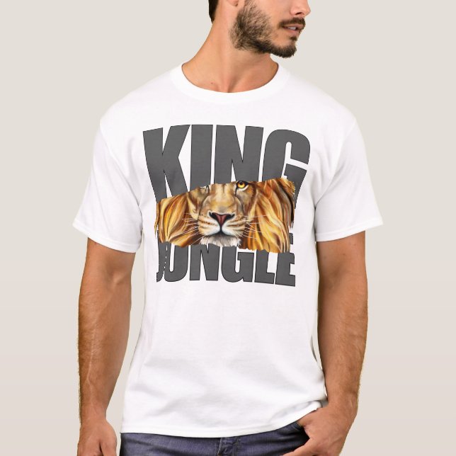 lejon design t shirt (Framsida)
