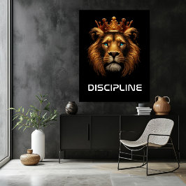 Lejon disciplin poster
