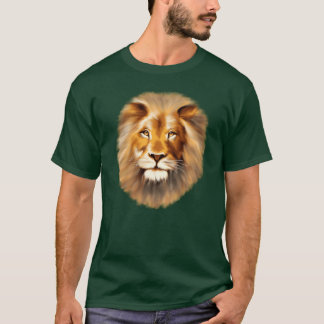lejon djur älskare flicka t shirt