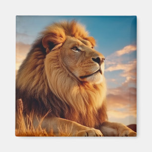 Lejon djurart Majestic Wilderness Magnet