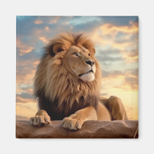 Lejon djurart Majestic Wilderness Magnet