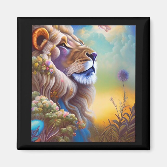 lejon drömmagnet magnet (Framsidan)