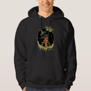 Lejon Drottning Melanin Svarta Kvinnor Horoskop Sv Hoodie