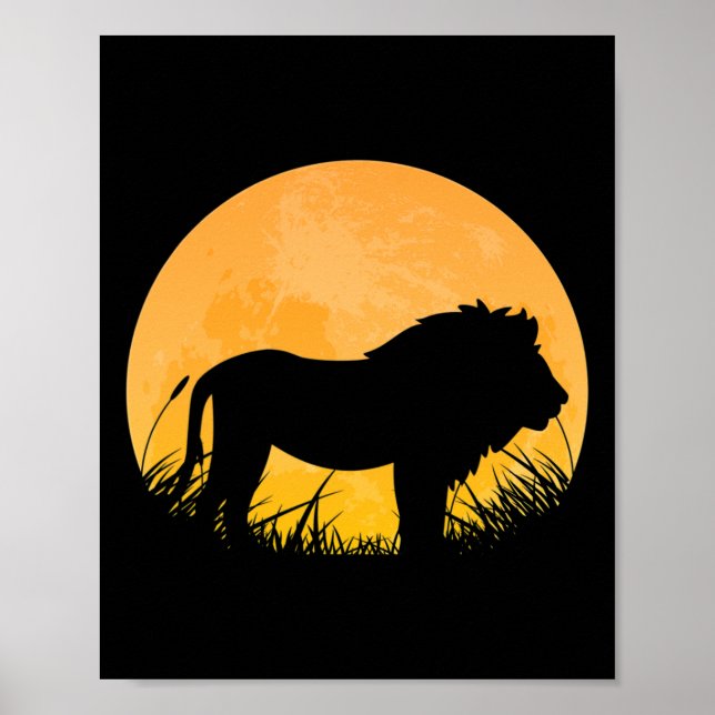 Lejon Easy Halloween-enhet Lionet Unge Måne-kostym Poster (Framsidan)