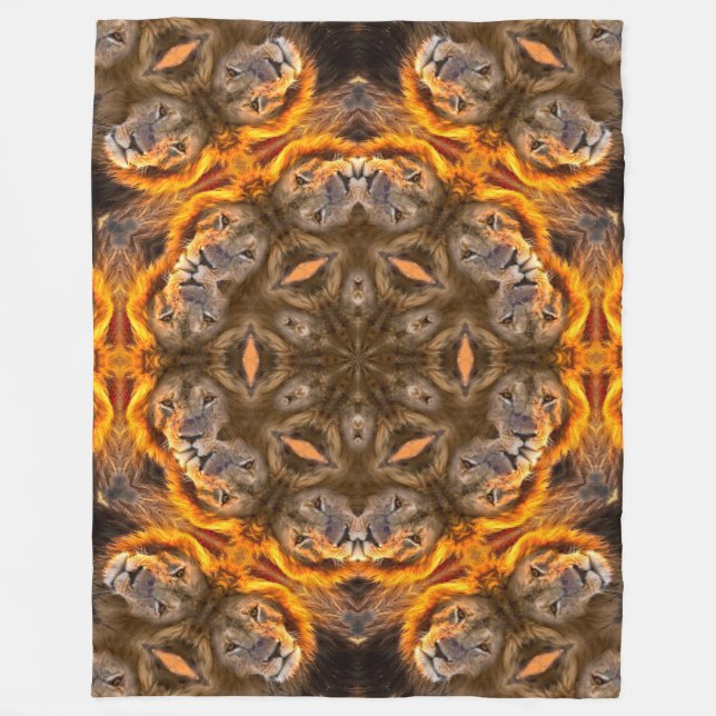 Lejon Energy Shaman Mandala Fleecefilt (Framsidan)