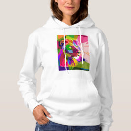 Lejon Färgglatt Prismatiskt Pop Art Design T Shirt