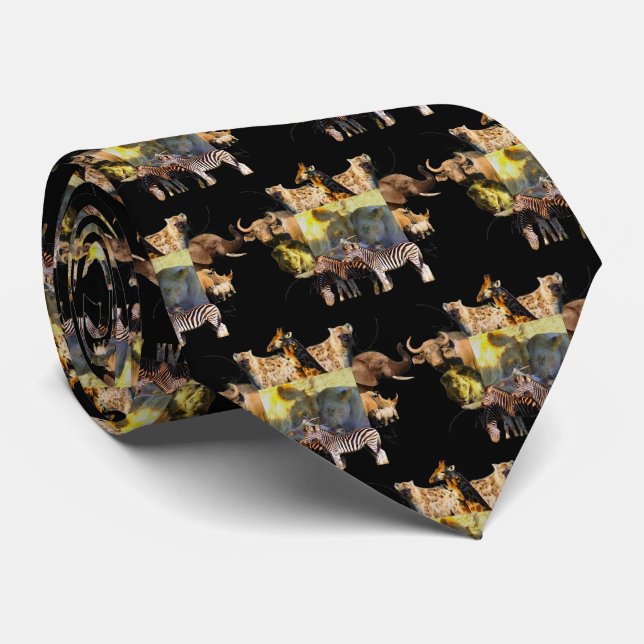 Lejon Feast Wildlife Ram Neck Tie Slips (Rullad)