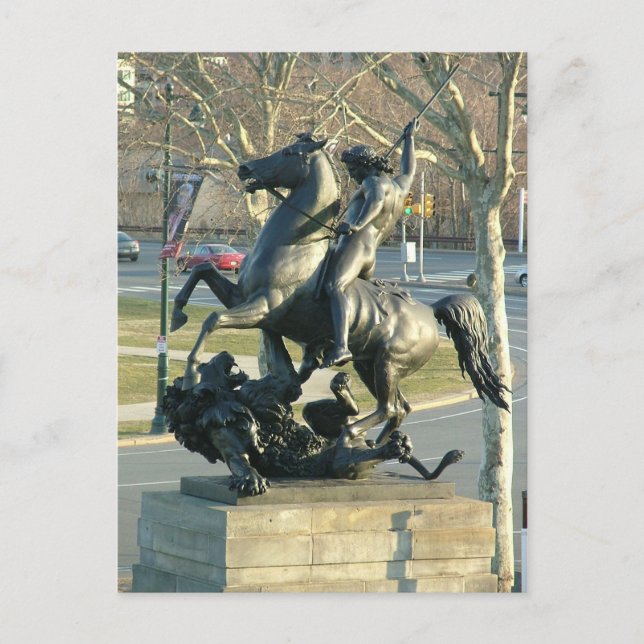 Lejon Figher Vykort (Framsida)