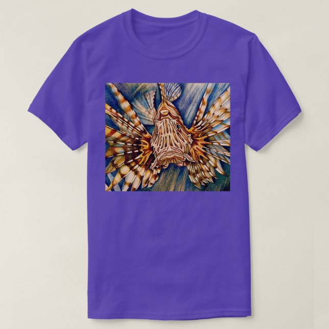 Lejon fisk 3 t shirt (Design framsida)