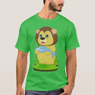 Lejon fisk t shirt