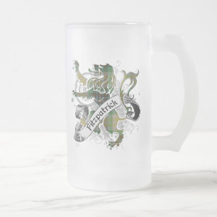 Lejon Fitzpatrick Tartan Frostat Ölglas