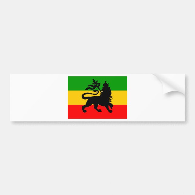 Lejon flagga bildekal (Framsidan)