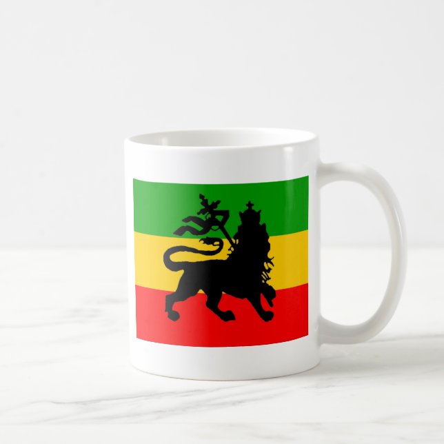 Lejon flagga kaffemugg (Höger)