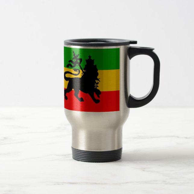 Lejon flagga resemugg (Höger)