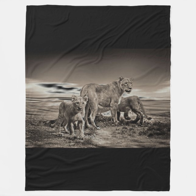 Lejon Fleece Blanket (Framsidan)