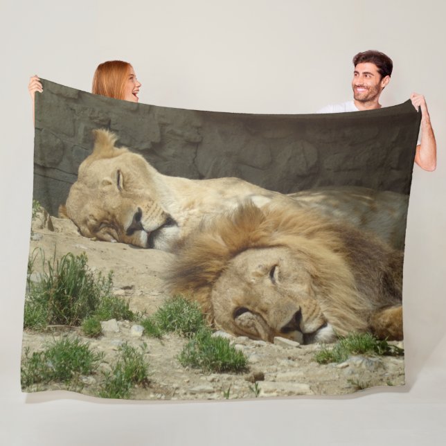Lejon Fleece Blanket (På plats)
