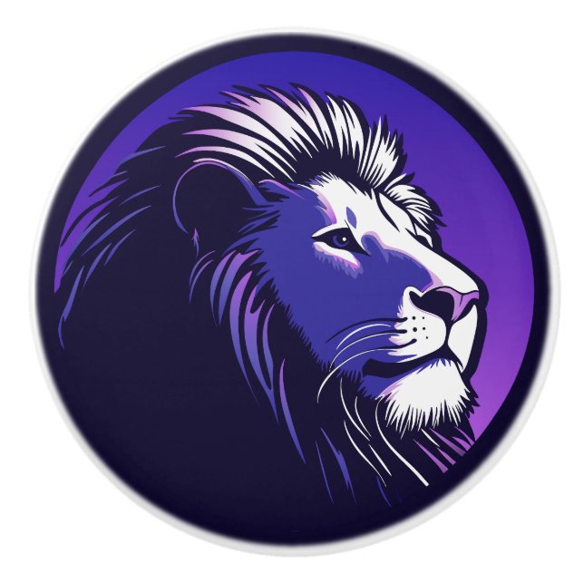 Lejon för 80-talet knopp (Framsidan)