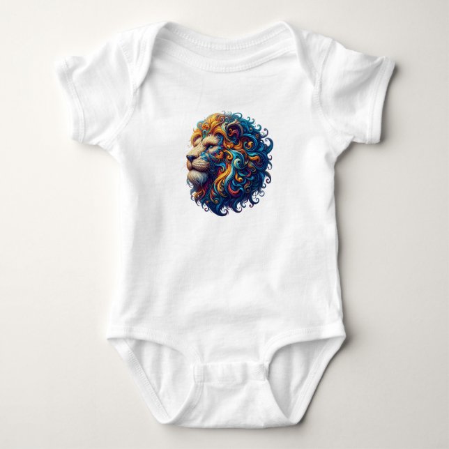 Lejon för effekt t shirt (Framsida)