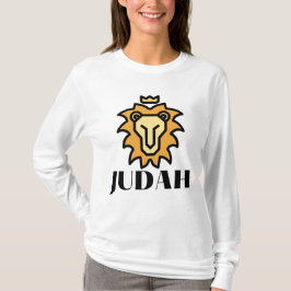 Lejon för Judah Faith Based Womans T-Shirt
