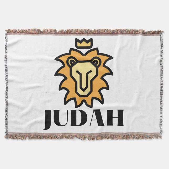 Lejon för Judah Faith-baserad Filt (Framsidan)
