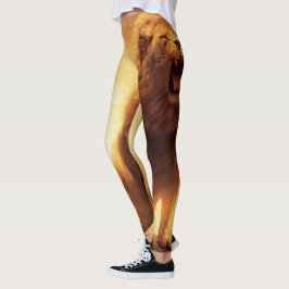 Lejon för Judah - Jah Rasta - Power Yoga Leggings