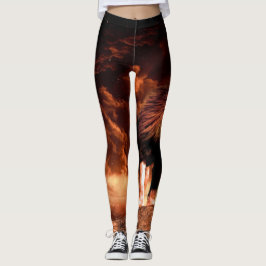 Lejon för Judah - Jah Rasta - Power Yoga Leggings