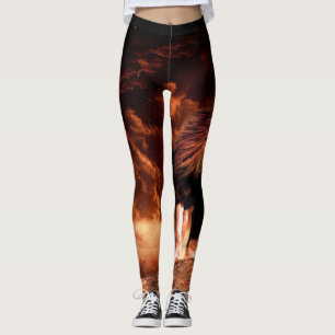 Lejon för Judah - Jah Rasta - Power Yoga Leggings