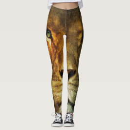 Lejon för Judah - Jah Rasta - Power Yoga Leggings