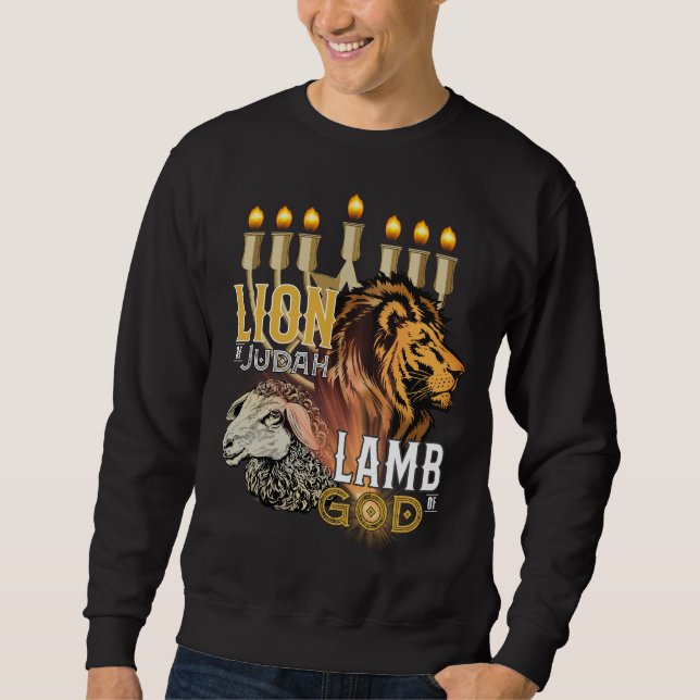 Lejon för Judah Lamb of God Manar Sweatshirt (Framsida)